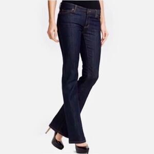 Michael Kors Mid Rise Bootcut Jeans in Dark Blue Women’s 14
